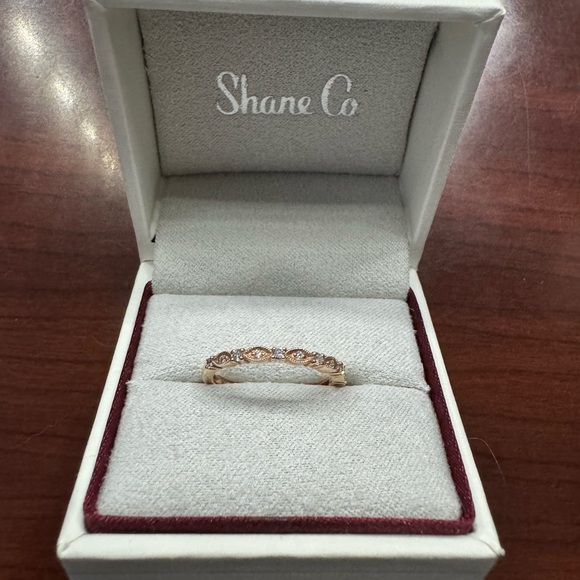 Rose Gold Diamond Ring - Picture 1 of 4